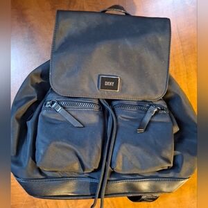 Black DKNY Backpack EUC